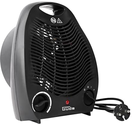 Ventilatorkachel met 2000 W Verwarmingsvermogen en Traploze Thermostaat