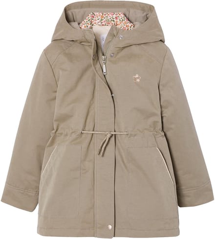 Vertbaudet 3-in-1 parka voor meisjes, parka en windjack met bloemenprint