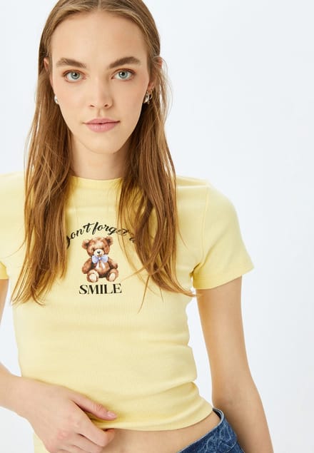 Korte mouw Ronde kraag T-Shirt