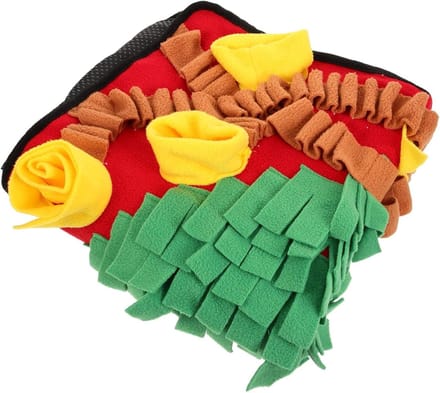Snuffelmat Hond - Voedermat Voerpuzzel - Hond Trainen - Niet-Glijdende Bodem - 60x58cm - Groen
