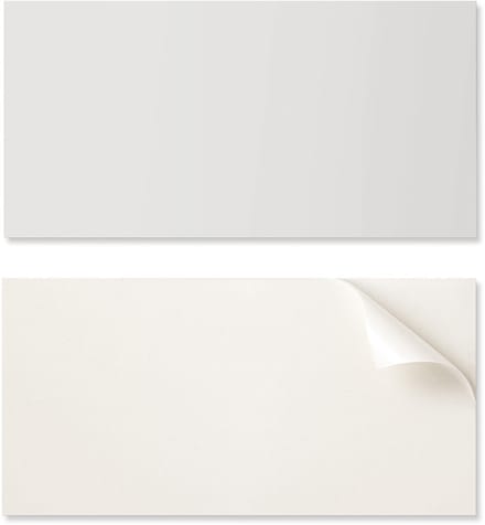 Zelfklevend vinylpaneel met decoratieve print, 100x50 cm, grijs.