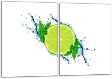 TMK ArtDeko - Snijplank van Gehard Glas - 40x52 cm - Limonkekleur