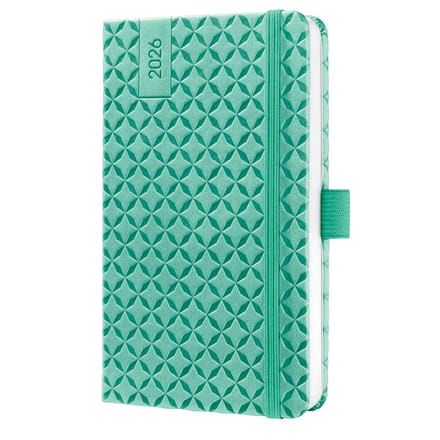 Sigel weekagenda Flair 2026 formaat A6 Mint Green hardcover