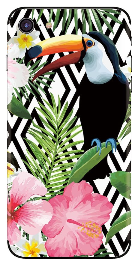 My Style Telefoonsticker PhoneSkin For Apple iPhone 7/8/SE (2020) Hip Toucan