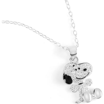 Peanuts Snoopy Halsketting zilverkleurig Zilver -