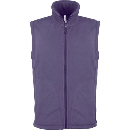 Fleecebodywarmer 'Luca' merk Kariban maat S Paars