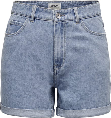 ONLY - ONLVEGA HW MOM DNM SHORTS NOOS - Dames - Bermuda shorts