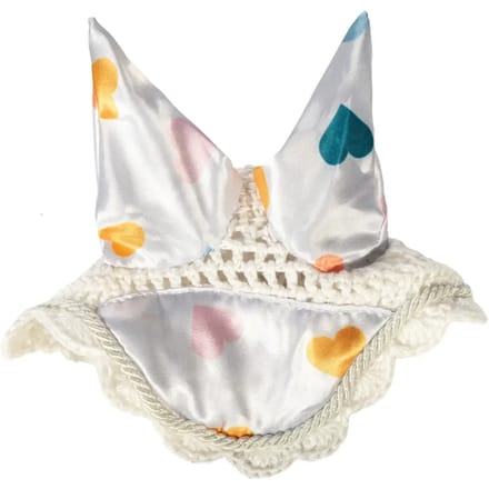 HKM Hobby Horse oornetje wit met hartjes