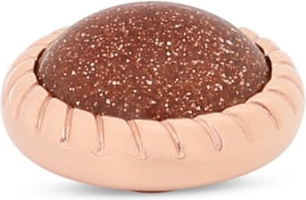 Melano Vivid Rope Steentje Brown Goldstone | Rosé