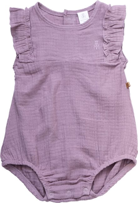 MXM Baby Romper met Roesels - Mouwloos - Katoen - Maat 92 - Lila
