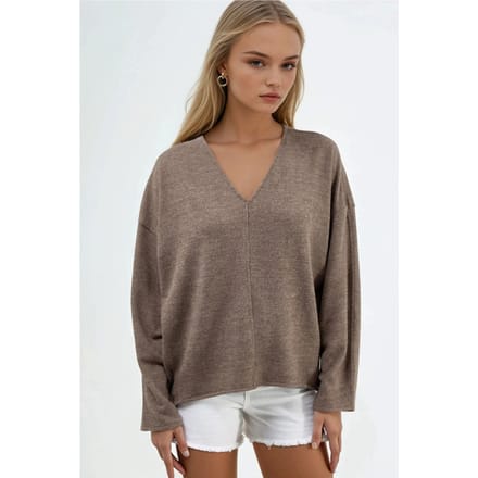V-hals Lange Mouwen Blouse