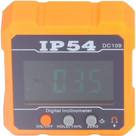 Digitale Inclinometer Automatische Uitschakeling Magnetische Waterpas Hoekzoeker Meter Gereedschap gray