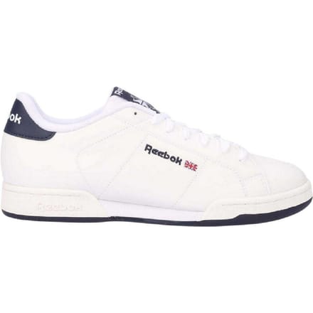 Reebok Volwassen uniseks NPC II SYN-trainers (Wit, Marine)
