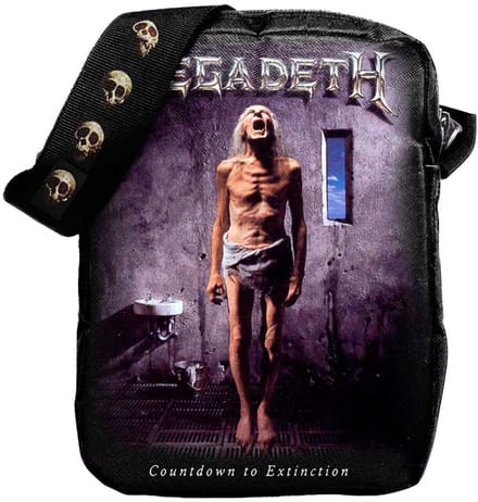 Rocksax Megadeth - Countdown To Extinction Crossbody tas - Multicolours