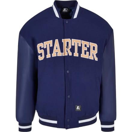 Starter Black Label - Team College jacket - L - Donkerblauw
