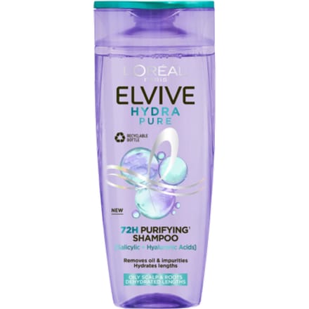 L'Oreal Elvive Hydra Pure 72H Shampoo - 250ml