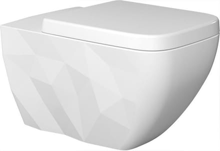 Bien Crystal Toilet Randloos inclusief Toiletbril