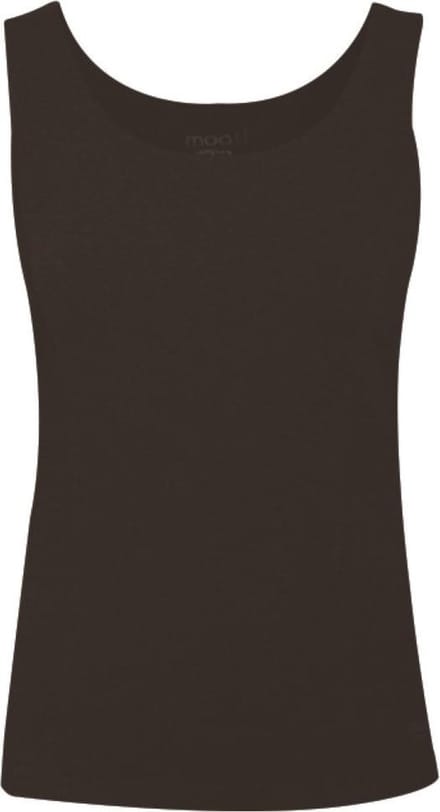 MOOI! Company - Basis Top Amelia  - Top met brede bandjes -Aansluitend model - Kleur  Coffee - XS