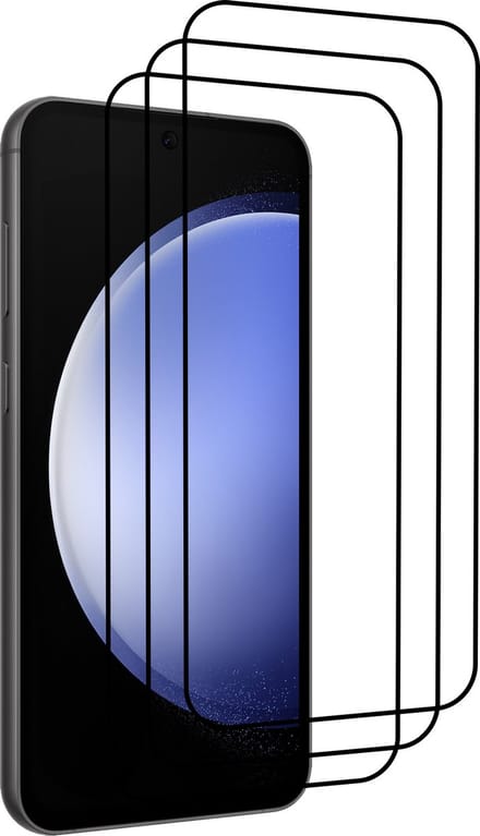 Screenprotector - 3 Stuks - Geschikt voor Samsung Galaxy S23 FE - Full Cover - Beschermglas - Gehard Glas - Tempered Glass - Screen Protector