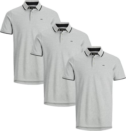 Jack & Jones Heren poloshirt 3 pack Paulos - Slim Fit