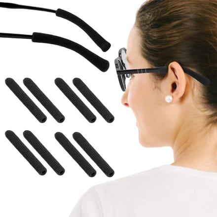 4 paar antislip brillenhouders en oorkussens - comfortabel en stevig