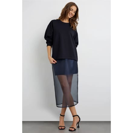 Marineblauwe Sweatshirt