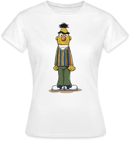 Sesamstraat Bert Pose T-Shirt Dames