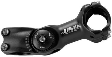Uno Verstelbare Steel 31.8 Mm Zwart 110 mm / ±60º