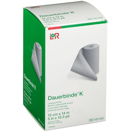 Lohmann & Rauscher Dauerbinde K 12cm x 14m 22008 1 Verband
