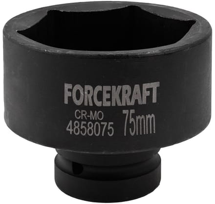 Forcekraft FK-4858075 - Impact Dopsleutel - 1" - 75 mm - Chroom-Molybdeen