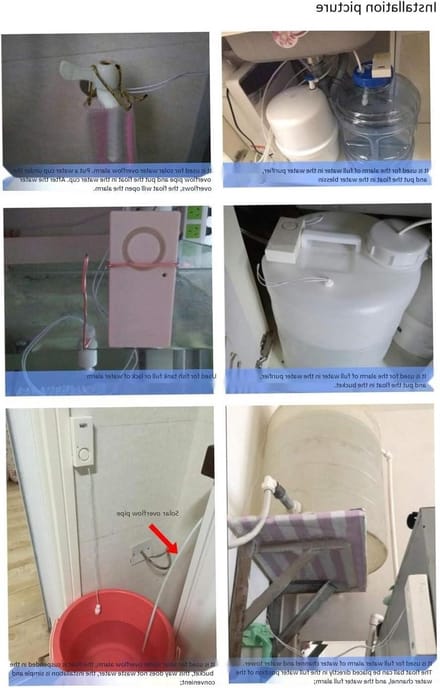 Water Alarm - Lekdetector Overloop - Voorkom Waterschade - 1 Meter Detectielijn - 98 x 46 x 22 mm - Wit