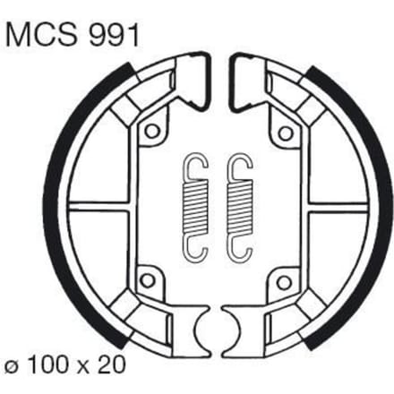 Remschoenset TRW MCS991