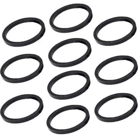 Deda Spacers 5 Mm Staal 1 1/8 Inch Matzwart 10 Stuks