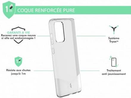 Force Case, Hoesje geschikt voor Samsung Galaxy A72 4G - PURE Versterkt, Transparant