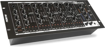 SkyTec Power Dynamics PDZM700 6 Kanalen installatie mixer USB 4 zones