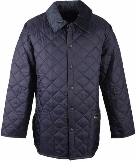 Barbour Liddesdale Jas Navy - Maat S - Heren - Gewatteerde jassen