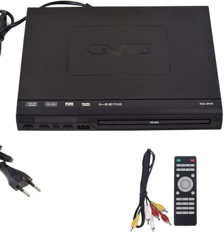 DVD Speler - Mediaspeler - Films Kijken - Hoge Beeldkwaliteit - Compact Design - Zwart