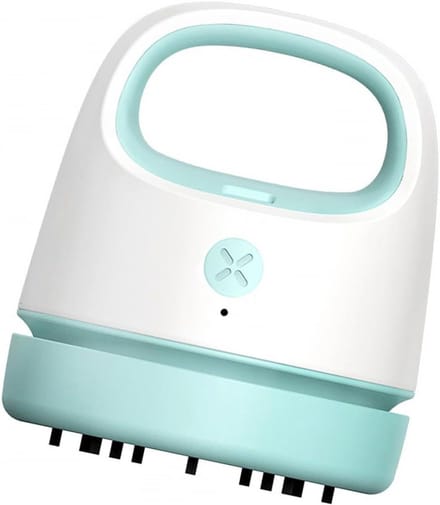 Tafelstofzuiger - Mini stofzuiger - Bureau schoonmaken - USB oplaadbaar - 9.9 cm - Blauw