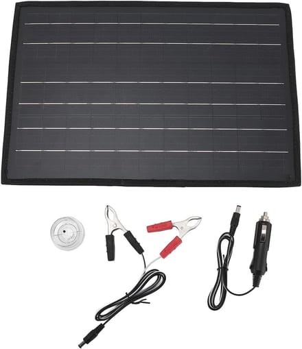 Zonnepaneel - Draagbare Energie - Buiten Opladen - Dubbele USB Snel Laden - 40W - Zwart