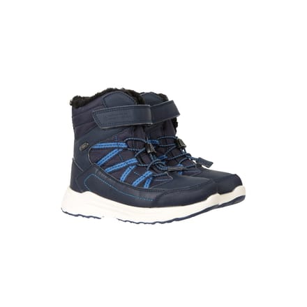Mountain Warehouse Denver Adaptive Waterdichte Sneeuwlaarzen voor Kinderen/Kinderen (Marine)