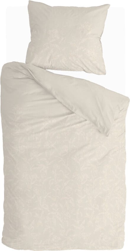 Walra Dekbedovertrek Yarrow Elegance - 140x220 - 100% Katoen (BCI) - Zand