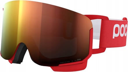 POC Nexal skibril - Zonnig oranje S2/S1, Prismane rood