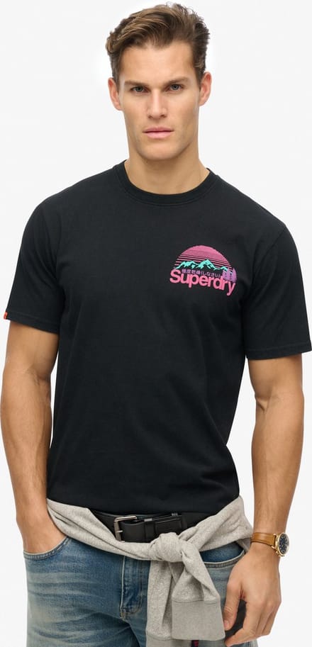 Superdry CL GREAT OUTDOORS CHEST TEE Heren T-shirt