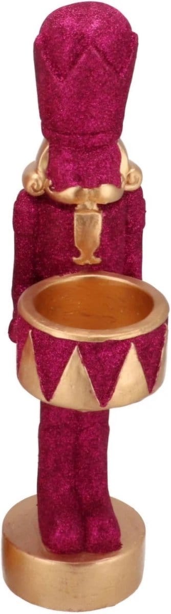JINGLE FUCHSIA MIX NUTCRACKER 15X9X37CM