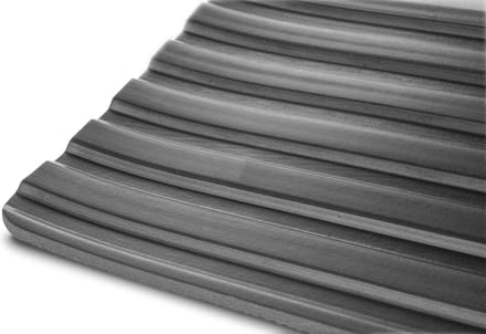 Rubber op rol 10mx1200mmx6mm breedrib zwart MW Tools RRBB1200