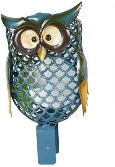 Tuin uil-blauw-tuindecoratie-Animal King
