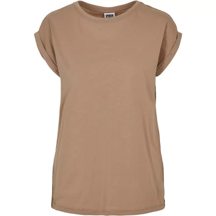 Urban Classics - Extended Shoulder Dames T-shirt - S - Creme