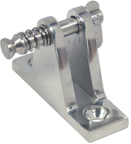 RVS dekplaat 90gr. met uitneembare pin