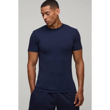 Essentieel Muscle Fit T-shirt | Navy | Size Medium