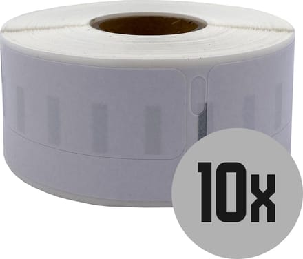 DULA Dymo Compatible labels - Verwijderbaar - Wit - 11355- S0722550 - Multifunctionele etiketten - 1